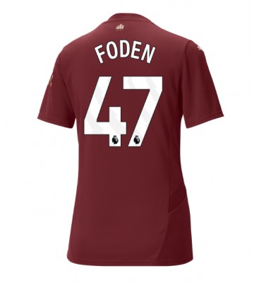 Manchester City Phil Foden #47 Tredjetröja Dam 2024-25 Kortärmad